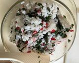 金時草とローゼルのおむすび作り方10写真