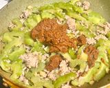 夏バテ解消♡ゴーヤと豚ひき肉そぼろ味噌味作り方4写真