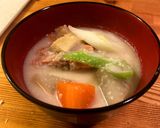 あったか濃厚！鮭の粕汁作り方5写真