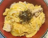 レンジで簡単、親子丼作り方4写真