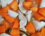 とろける♪豚バラ大根の煮物＊醤油or味噌作り方4写真
