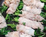 豆苗の豚バラ巻き作り方6写真