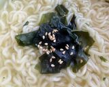 即席麺🍜に乾燥わかめ1mg作り方9写真