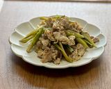 山ウドと豚こま肉のマヨポン炒め作り方5写真