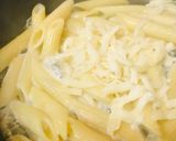 ゆでおきパスタ●チーズ＆牛乳のクリーム系ペンネ作り方2写真