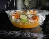 レンチン⭐︎サバ缶と春雨とキムチのスープ作り方4写真