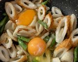ちくわインゲン卵作り方3写真