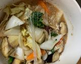 クリーミーピリ辛焼肉味豆腐入ナムル風炒煮作り方16写真