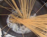 ツナと新玉ねぎの茶漬けワンパンパスタ作り方3写真