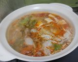 カエルの豆板醤鍋作り方2写真