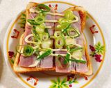お好み焼き風トースト作り方5写真