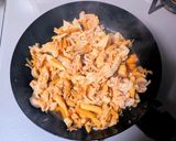 豚バラ肉舞茸ごはんとチーズ焼き作り方5写真