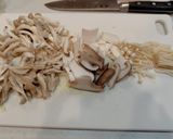 豆腐とキャベツと茸のそぼろ煮作り方2写真
