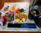 絹厚揚げと薩摩芋と舞茸の味噌汁作り方14写真