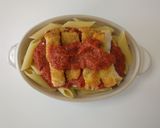 チキンパルメザンパスタ作り方10写真