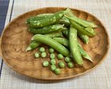 春の味！グリーンピースの厚焼き玉子🫛作り方1写真