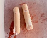 お弁当の主役まつ毛バサバサソーセージ人作り方1写真