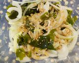 新玉ねぎとわかめのサラダ作り方5写真