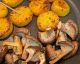 かぼちゃとしいたけのバルサミコ醤油ソテー作り方5写真