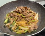 🍖豚肉と小松菜の甘辛肉ぶっかけうどん作り方3写真