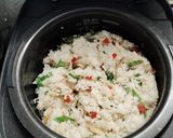 アジとカリカリ梅の旨味ご飯作り方7写真