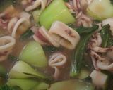 いかと青梗菜の中華炒め作り方6写真