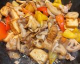 豚ばら肉と厚揚げの味噌ポン酢炒め作り方9写真