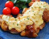 じゅわ〜っと染みるタルタル照り焼きチキン作り方5写真