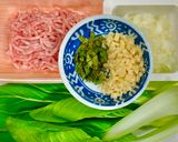 豚ひき肉とチンゲン菜のそぼろがけ作り方1写真