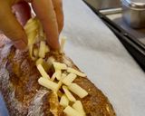 簡単お店の味！とろ〜り明太子チーズフランス作り方4写真