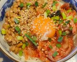納豆キムチそうめん作り方4写真