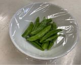 スナップエンドウ🫛のペペロンチーノ風作り方2写真