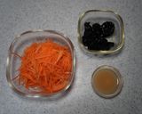 人参とプルーンの和え物作り方1写真