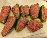 簡単！合挽き肉でピーマンの肉詰め作り方3写真