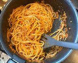 三元豚和風ボロネーゼパスタ作り方9写真