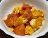 簡単！トマ🍅タマ🥚中華炒め😃作り方2写真