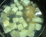 【簡単】豆苗と豆腐のかき玉お味噌汁作り方2写真