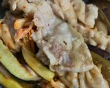 簡単 なす豚キムチ丼作り方5写真
