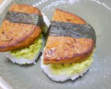 大豆ミートハンバーグでスパムおにぎり?!作り方6写真