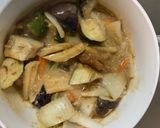 肉無チクワ洋風梅クリーム味野菜炒め作り方15写真