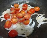 ゴロゴロトマトの卵チリソース炒め作り方5写真
