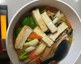 野菜とお肉と厚揚げの味噌炒め作り方11写真