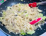 サバ缶パスタ にんにく バリ美味い作り方6写真