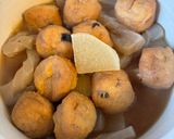 がんもと大根にゃくの煮物作り方5写真