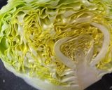 うま塩麹ダレの春キャベツ作り方1写真