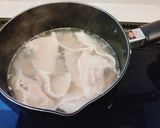 豚肉・キムチ入り100%豆乳素麺作り方1写真
