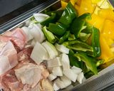 彩り夏野菜！鶏肉とパプリカの照り焼きソテー作り方1写真