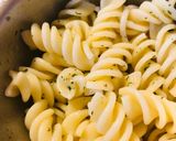 簡単作り置きパスタ●バジルショートパスタ作り方1写真