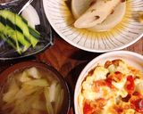 カリフラワー芯と長ネギの汁物作り方4写真
