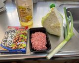 肉味噌キャベツ🥬煮😃作り方1写真